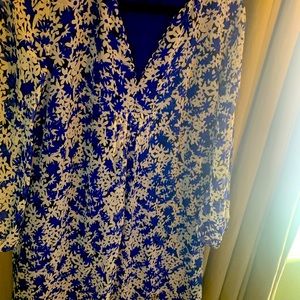 DVF mini dress floral